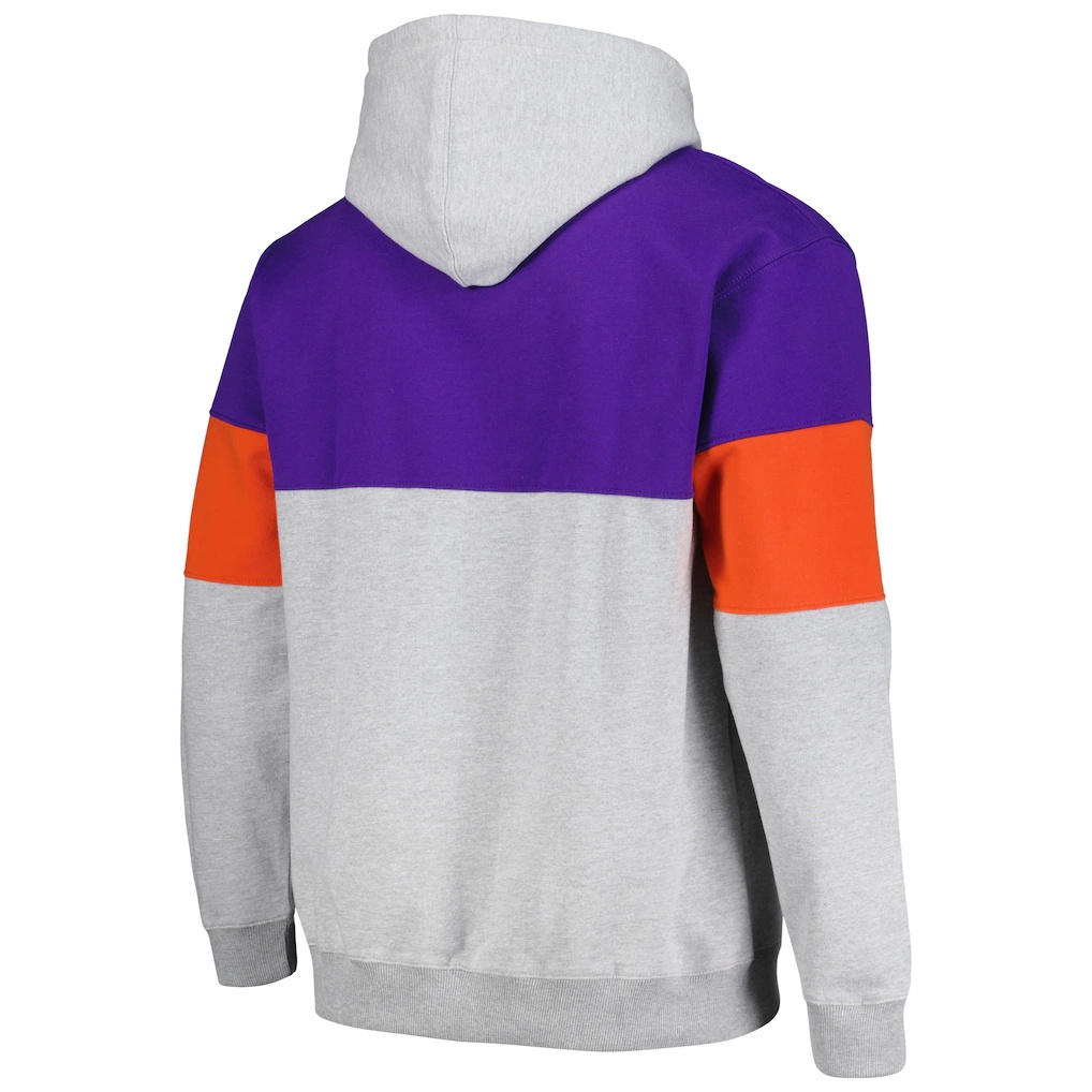 Phoenix Suns Fanatics Contrast Pieced Pullover Hoodie