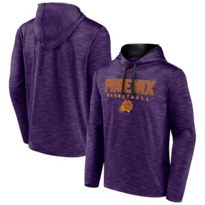 Phoenix Suns Fanatics Fast Break Pullover Hoodie - Heather Purple