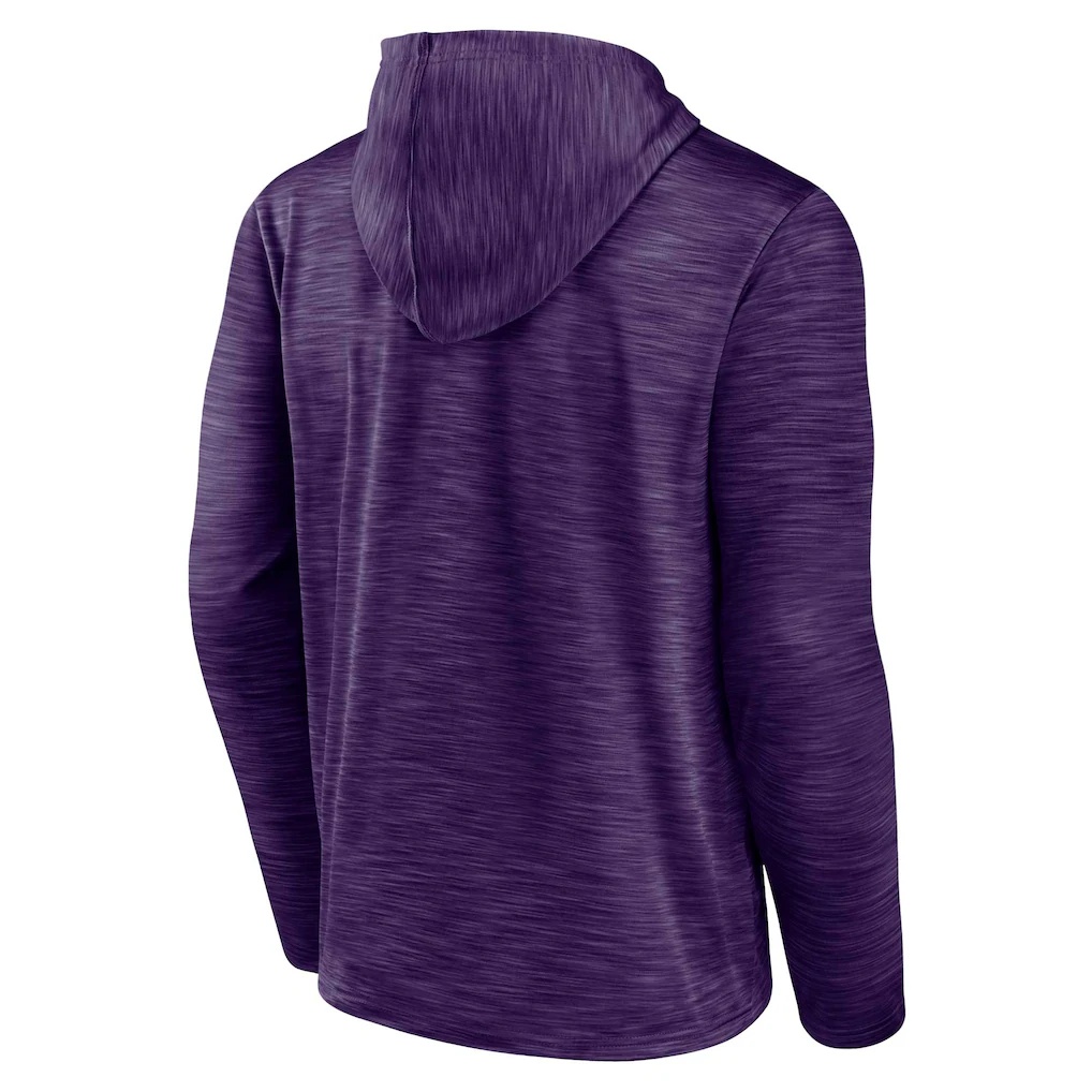 Phoenix Suns Fanatics Fast Break Pullover Hoodie – Heather Purple