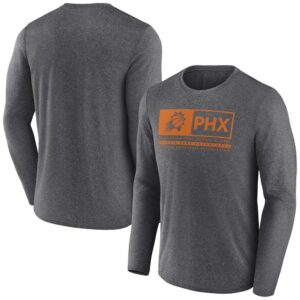 Phoenix Suns Fanatics Three-Point Play T-Shirt - Heather Charcoal