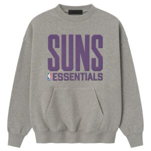 Phoenix Suns Fear of God x NBA Sport Fit Sweatshirt - Heather Gray