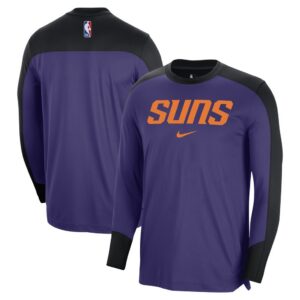 Phoenix Suns Nike 2024/25 Authentic Pre-Game Legend Long Sleeve Shooting Shirt