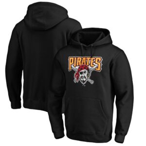 Pittsburgh Pirates Cooperstown Collection Huntington Logo Fitted Pullover Hoodie