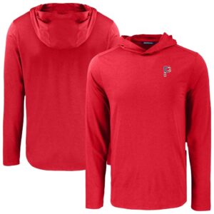 Pittsburgh Pirates Cutter & Buck Coastline Epic Comfort Recycled Eco Hoodie Long Sleeve T-Shirt