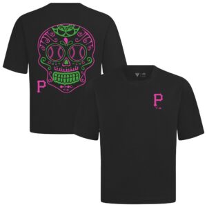 Pittsburgh Pirates Levelwear  Luxe Signature Knit Sugar Skull T-Shirt