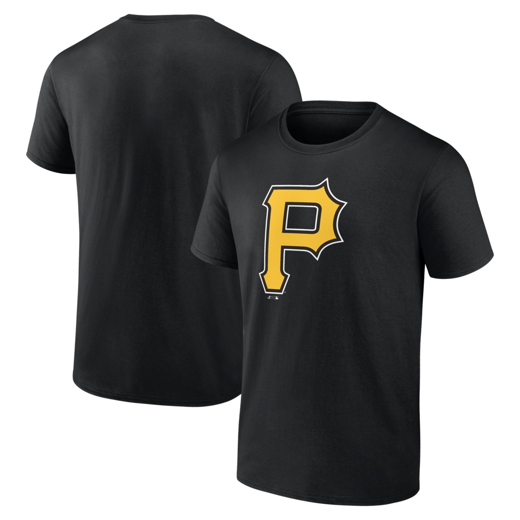Pittsburgh Pirates Logo Athletic Official Logo T-Shirt