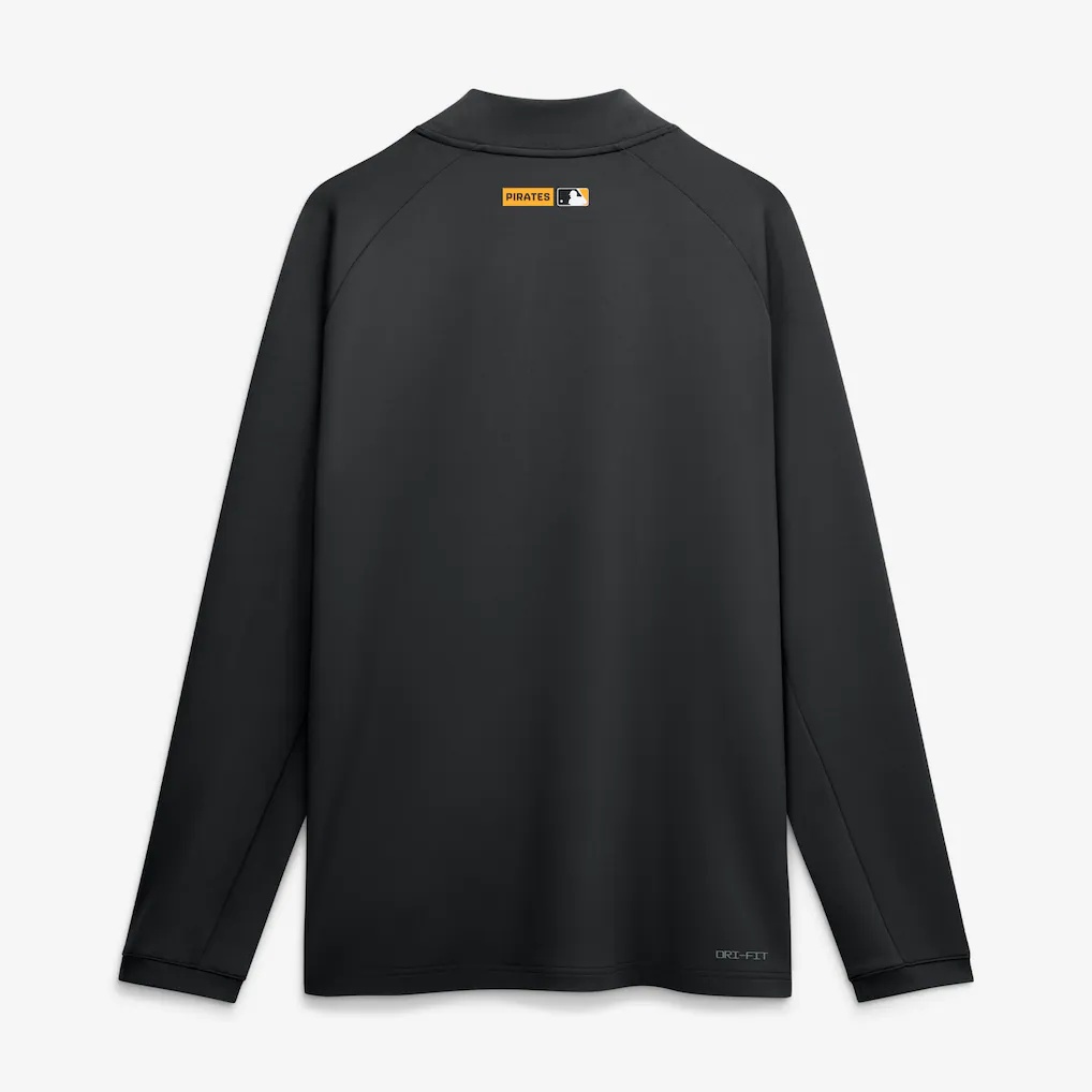 Pittsburgh Pirates Nike Authentic Collection Dri-FIT Raglan Half-Zip Pullover