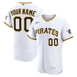 Pittsburgh Pirates Nike Home Authentic Custom Jersey