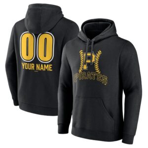 Pittsburgh Pirates Personalized Name & Number Fastball Pullover Hoodie