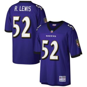 Ray Lewis Baltimore Ravens Mitchell & Ness Big & Tall 2000 Retired Player Replica Jersey