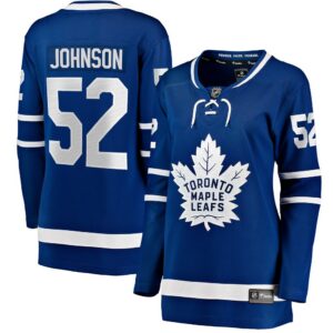 Reese Johnson Toronto Maple Leafs Fanatics Women's Home Breakaway Player Jersey