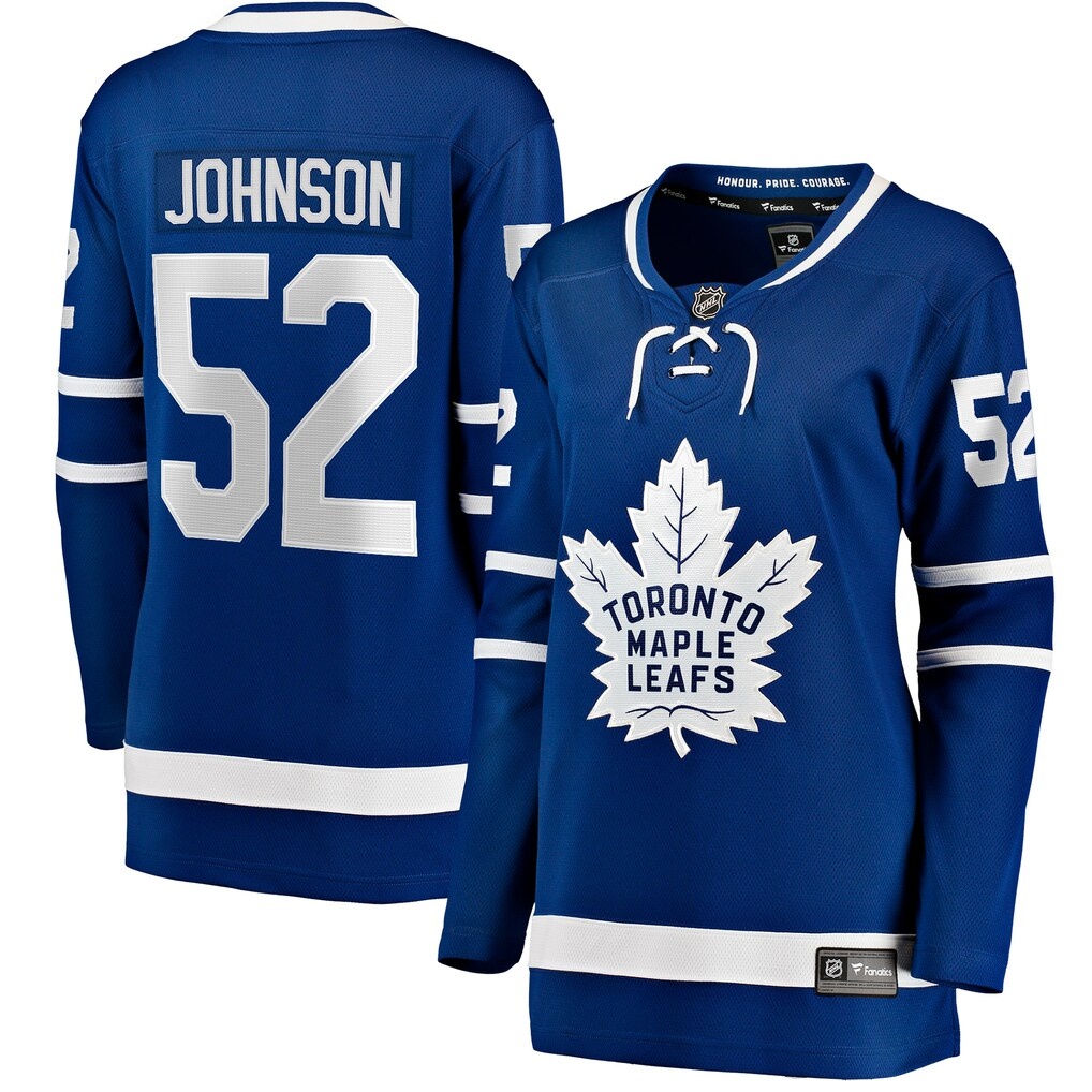 Reese Johnson Toronto Maple Leafs Fanatics Women’s Home Breakaway Player Jersey