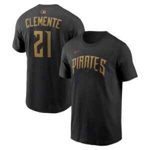 Roberto Clemente Pittsburgh Pirates Nike Men's 2026 City Connect Name & Number T-Shirt