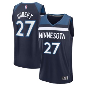 Rudy Gobert Minnesota Timberwolves Fanatics Fast Break Replica Player Jersey - Icon Edition