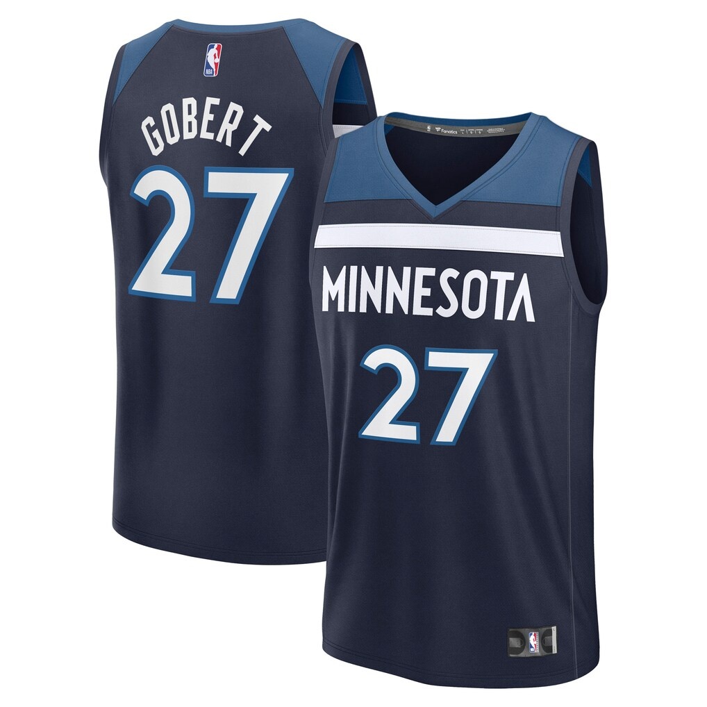 Rudy Gobert Minnesota Timberwolves Fanatics Fast Break Replica Player Jersey – Icon Edition