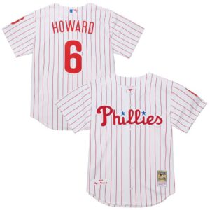 Ryan Howard Philadelphia Phillies Mitchell & Ness Cooperstown Collection Authentic Jersey – White