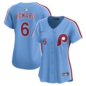 Ryan Howard Philadelphia Phillies Nike Women's Alternate 2 Limited Jersey – Cream