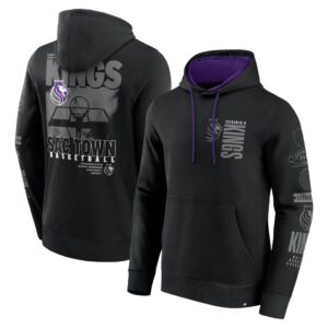 Sacramento Kings Fanatics Game Time Crossover Pullover Hoodie