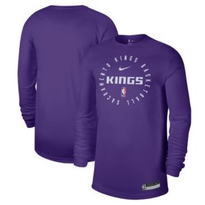Sacramento Kings Nike 2024/25 Legend On-Court Practice Long Sleeve T-Shirt