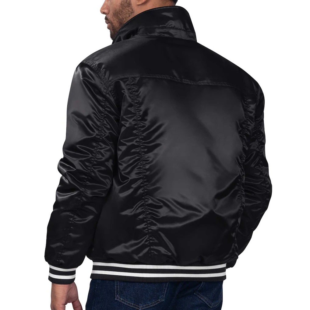 Sacramento Kings Starter x Levi’s Silver Label Trucker Satin Full-Snap Jacket