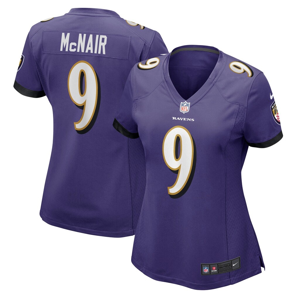 Steve McNair Baltimore Ravens Nike Women’s Game Retired Player Jersey