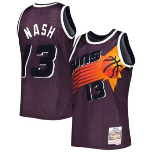 Steve Nash Phoenix Suns Mitchell & Ness 1996/97 Hardwood Classics Off-Court Swingman Jersey