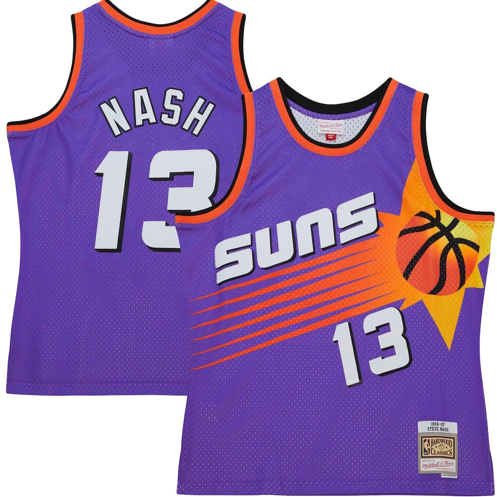 Steve Nash Phoenix Suns Mitchell & Ness Hardwood Classics 1996/97 Tropical Swingman Jersey