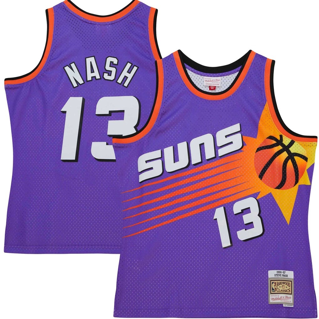 Steve Nash Phoenix Suns Mitchell & Ness Hardwood Classics 1996/97 Tropical Swingman Jersey