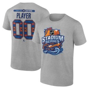 Tampa Bay Lightning 2026 NHL Stadium Series Personalized Name & Number T-Shirt