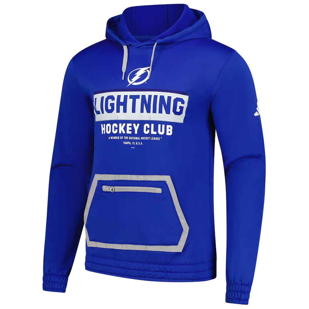 Tampa Bay Lightning adidas Team Pullover Hoodie