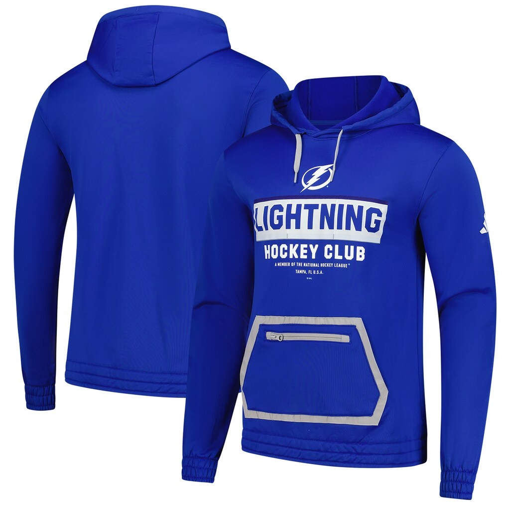 Tampa Bay Lightning adidas Team Pullover Hoodie