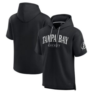 Tampa Bay Lightning Fanatics Elements Ready Short Sleeve Pullover Hoodie