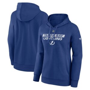 Tampa Bay Lightning Fanatics Women's Authentic Pro Core Primary Fleece Pullover Hoodie