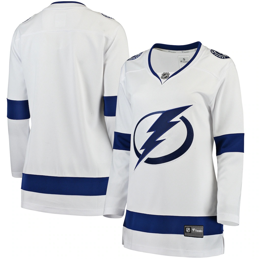 Tampa Bay Lightning Fanatics Women’s Away Breakaway Jersey