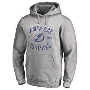 Tampa Bay Lightning Heritage Pullover Hoodie - Ash