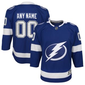 Tampa Bay Lightning Youth Home Custom Premier Jersey