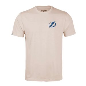 Tampa Bay Lightning Levelwear Richmond Stained Glass T-Shirt - Khaki