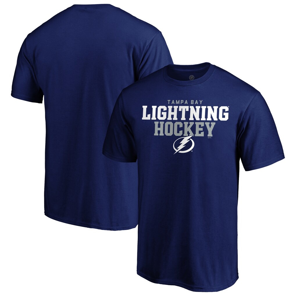 Tampa Bay Lightning Navy Double Stack T-Shirt
