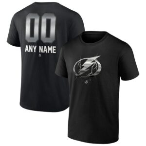Tampa Bay Lightning Personalized Midnight Mascot Logo T-Shirt
