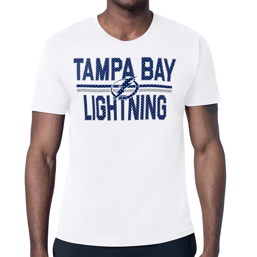Tampa Bay Lightning Starter Mesh Look Team Name T-Shirt