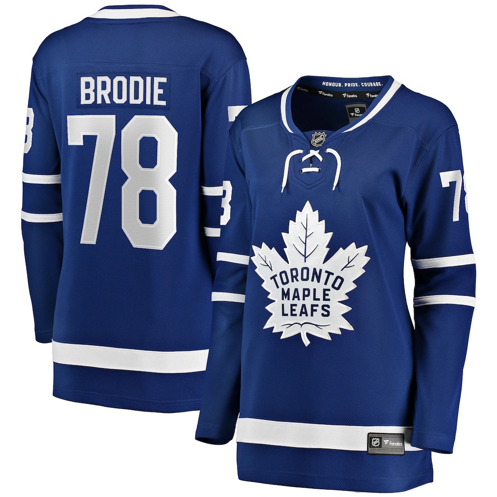 TJ Brodie Toronto Maple Leafs Fanatics Women’s Breakaway Player Jersey
