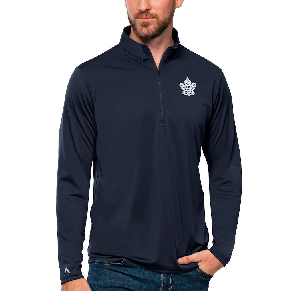 Toronto Maple Leafs Antigua Tribute Quarter-Zip Pullover Top