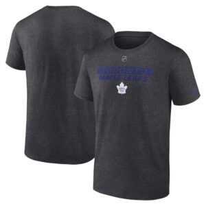 Toronto Maple Leafs Fanatics Authentic Pro Core Primary T-Shirt - Heather Charcoal
