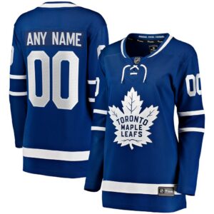 Toronto Maple Leafs Fanatics Women's Home Breakaway Custom Jersey