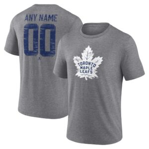 Toronto Maple Leafs Heritage Custom Tri-Blend T-Shirt