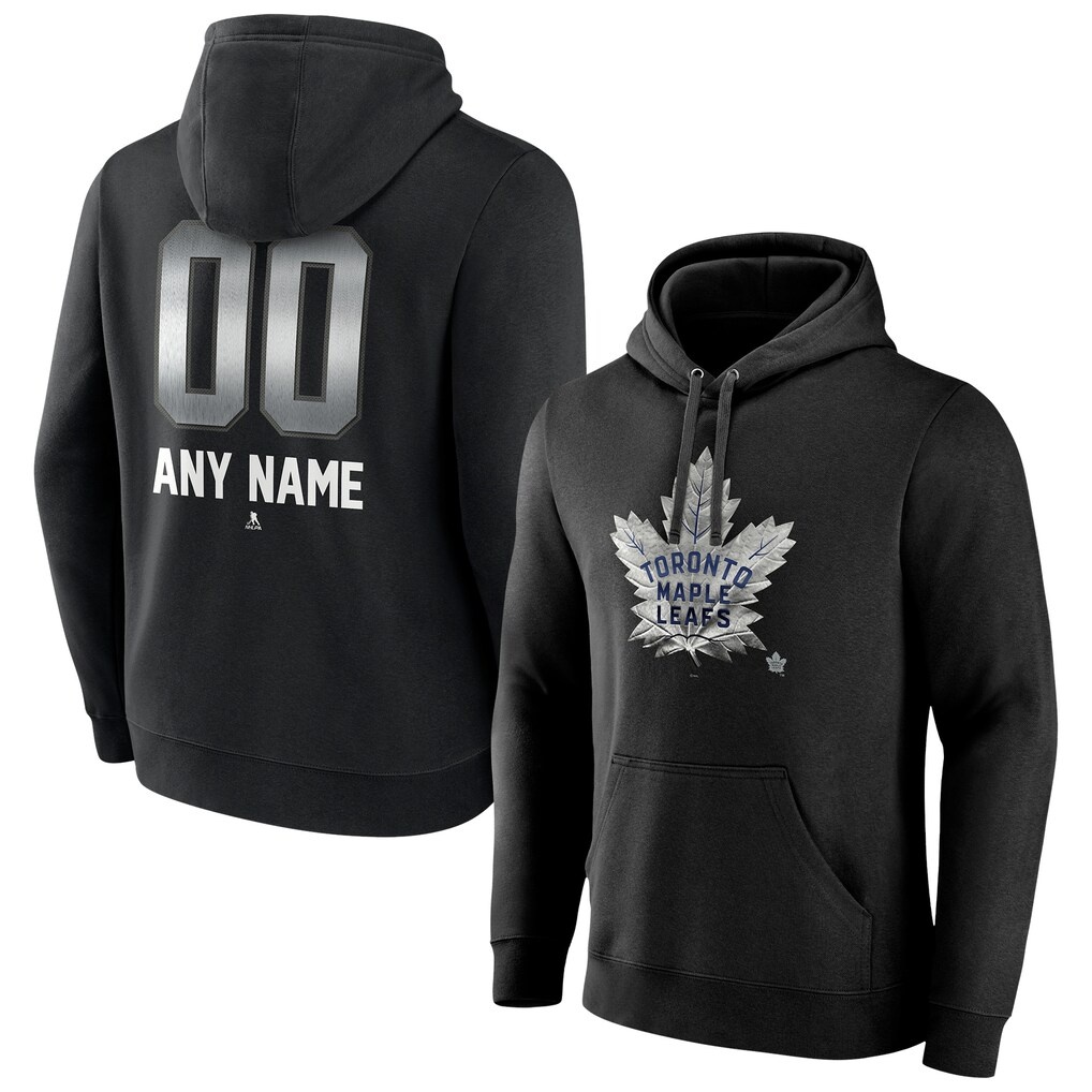 Toronto Maple Leafs Personalized Midnight Mascot Logo Pullover Hoodie