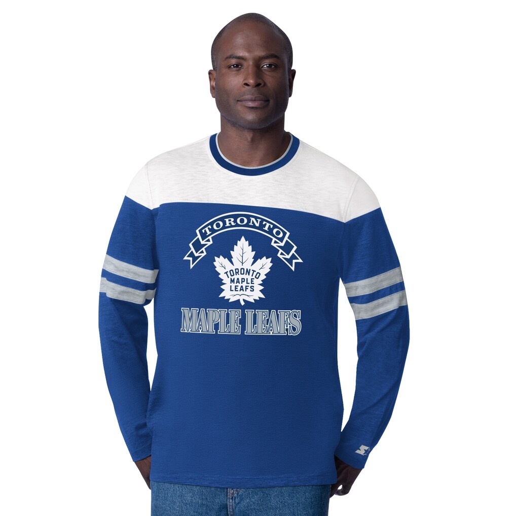 Toronto Maple Leafs Starter Blitz Durene Long Sleeve T-Shirt