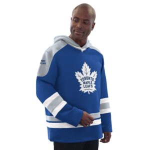 Toronto Maple Leafs Starter Hockey Pullover Hoodie - Blue/Gray
