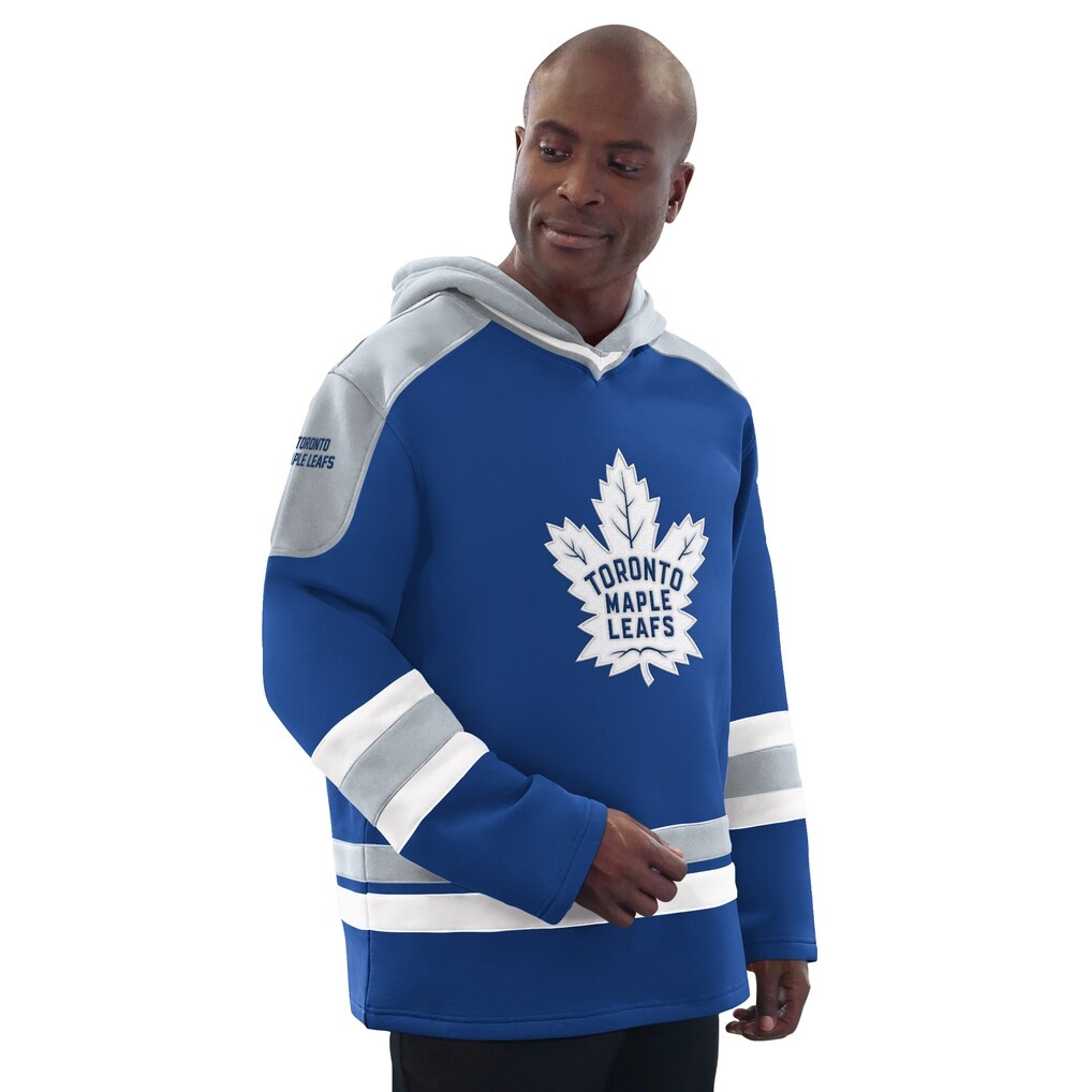 Toronto Maple Leafs Starter Hockey Pullover Hoodie – Blue/Gray