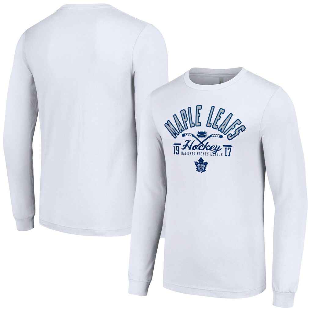 Toronto Maple Leafs Starter Puck Long Sleeve T-Shirt